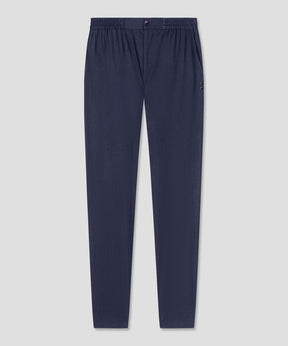 Cotton Linen Pants: Navy