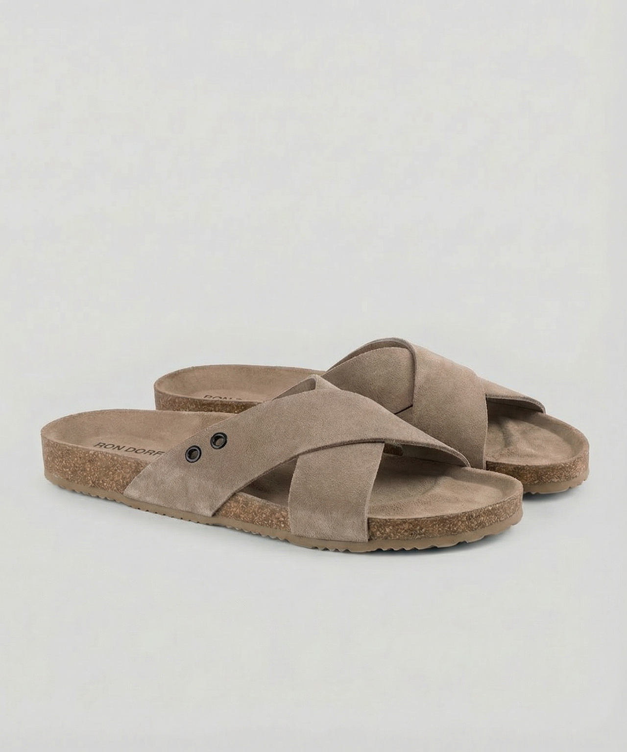 RD Leather Sandals: Beige
