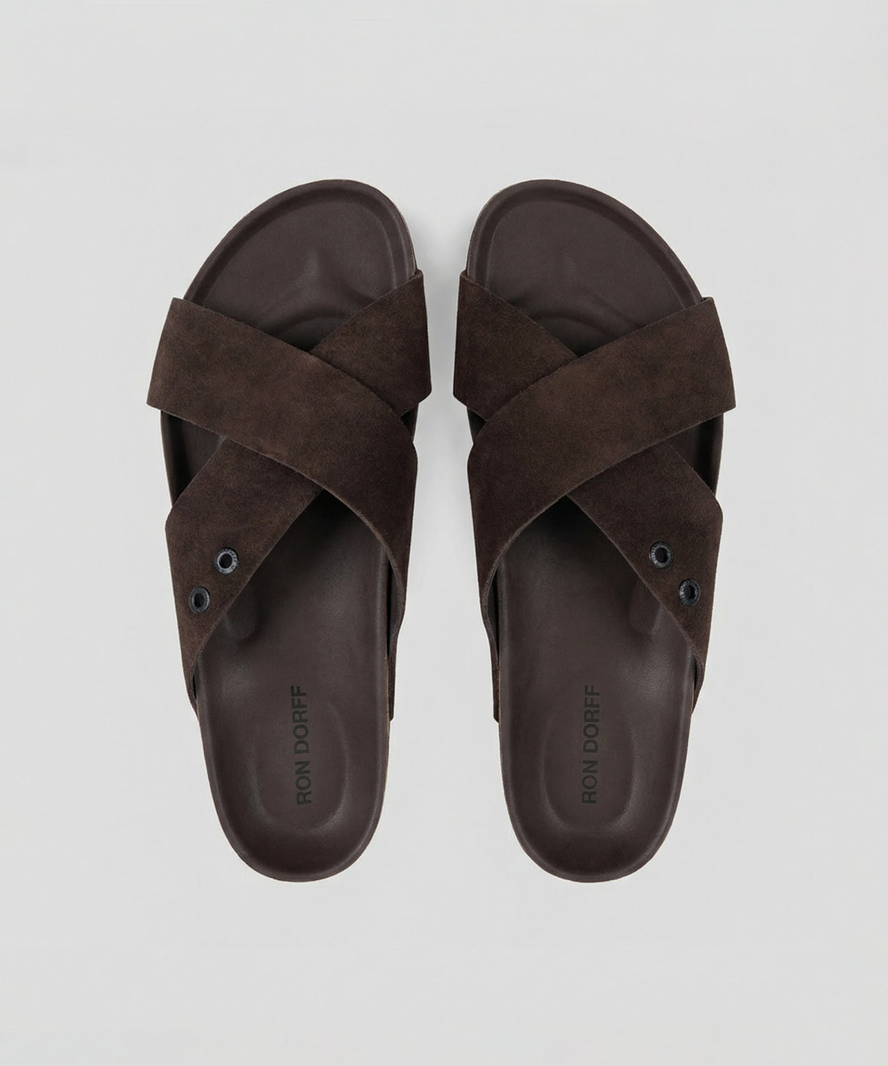 RD Leather Sandals: Espresso