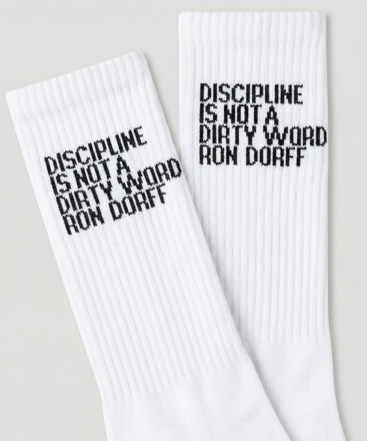 Sport Socks "DISCIPLINE": White