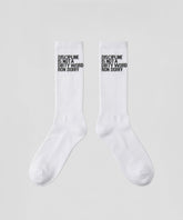 Sport Socks "DISCIPLINE": White