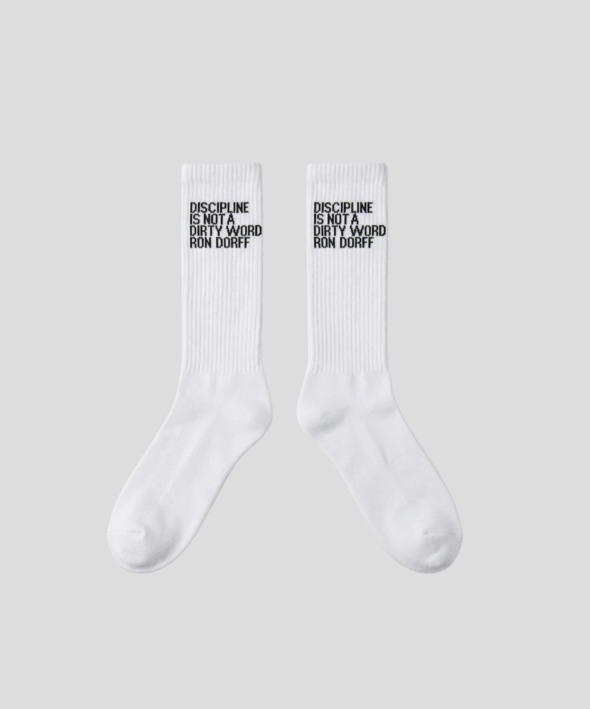 Sport Socks "DISCIPLINE": White