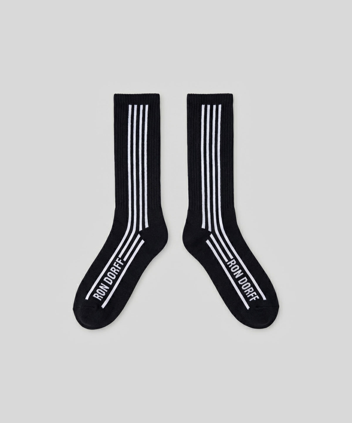 Sports Socks w. Vertical Lines: Navy