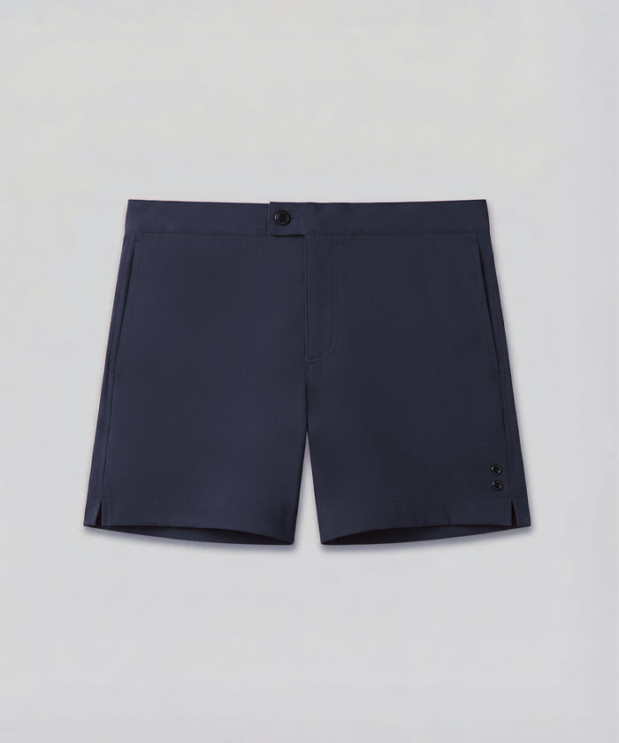 Tennis Swim Shorts: Navy