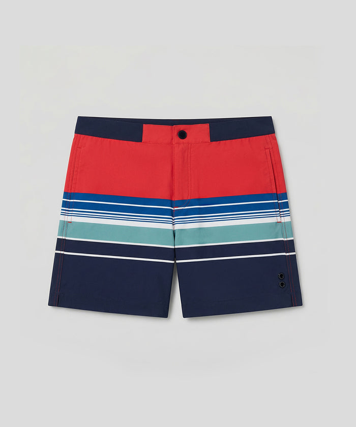 Urban Swim Shorts: Shocking Red