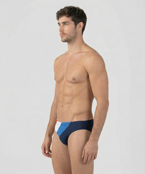 Slim Swim Briefs Panelled: Navy