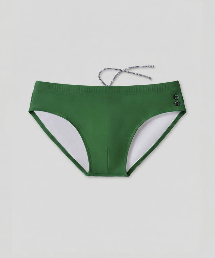Swim Briefs: Court Green