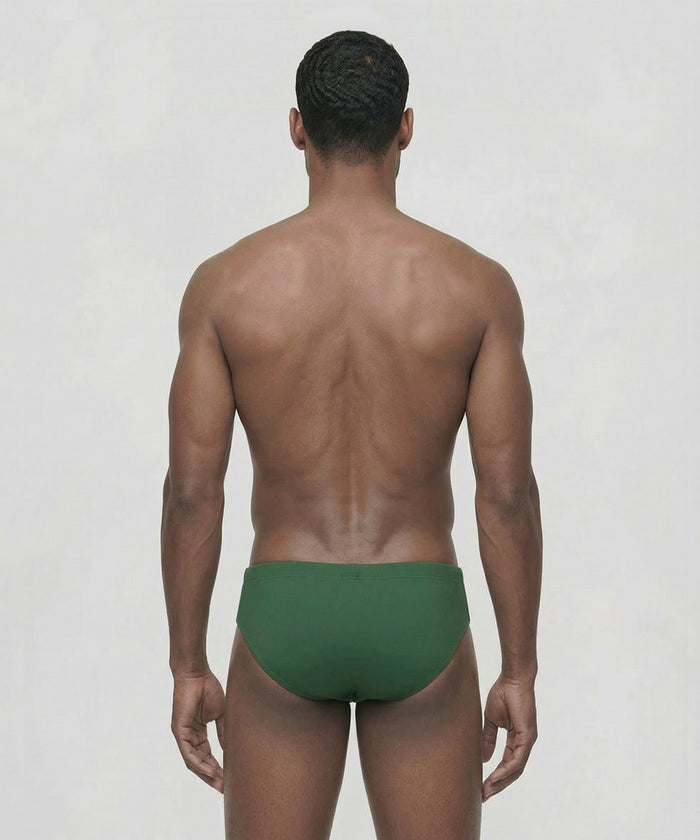 Swim Briefs: Court Green