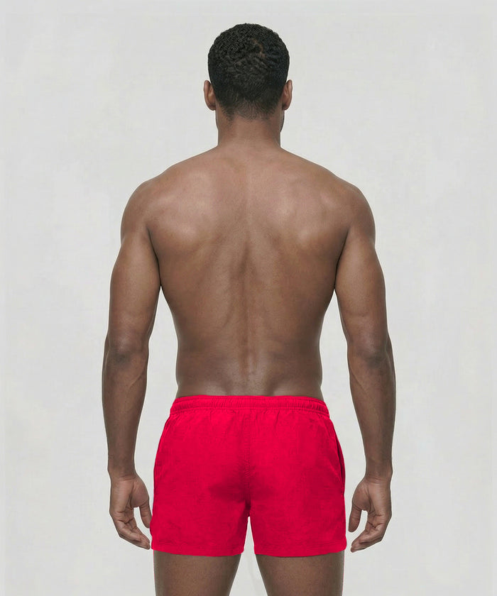 Swim Shorts: Shocking Red