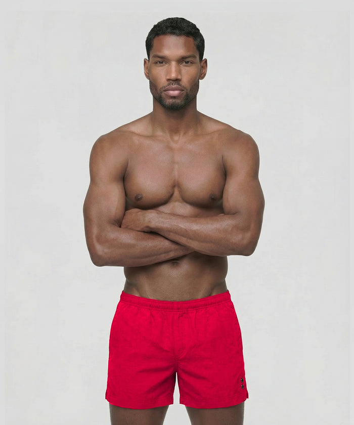 Swim Shorts: Shocking Red