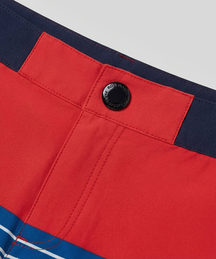 Urban Swim Shorts: Shocking Red