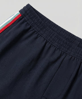 Exerciser Shorts w. Side Stripes: Navy