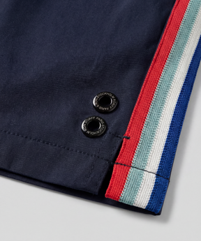 Exerciser Shorts w. Side Stripes: Navy