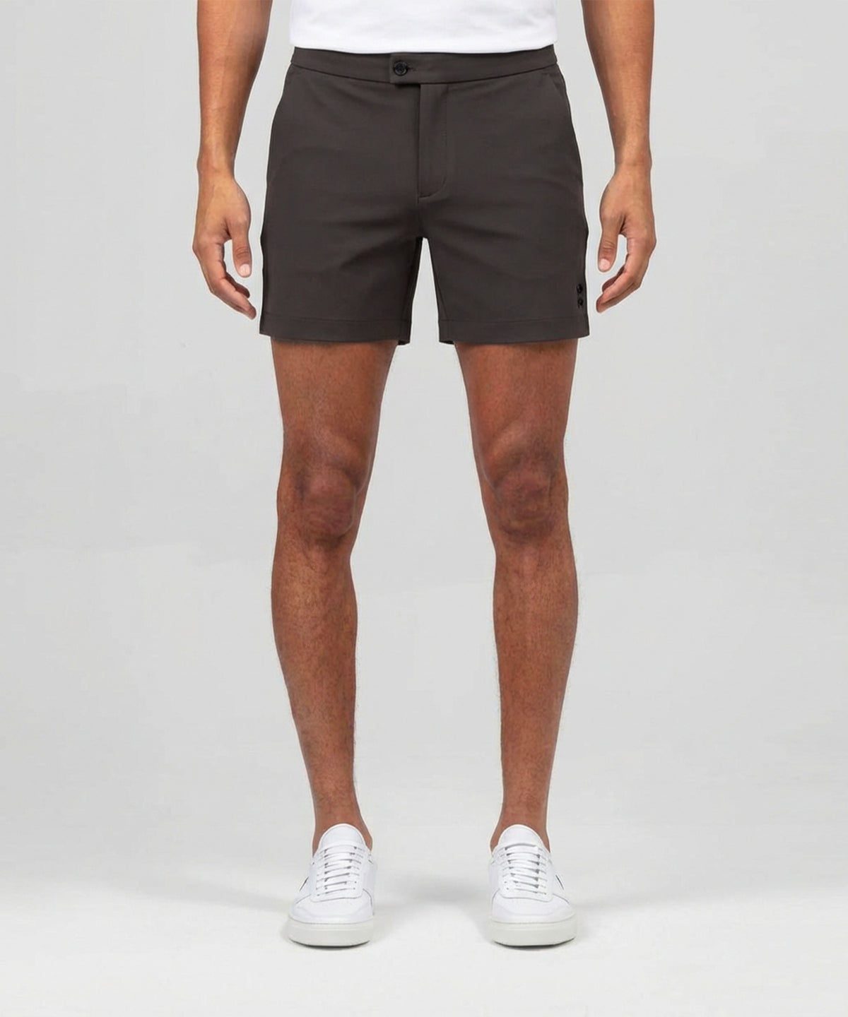 RD Tennis Shorts: Espresso Nude