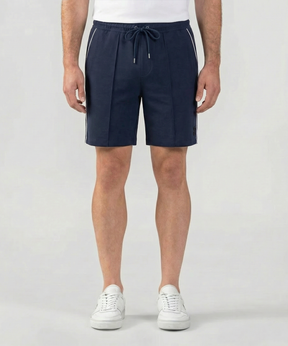 City Shorts w. Piping: Navy
