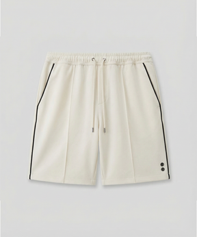 City Shorts w. Piping: Off White