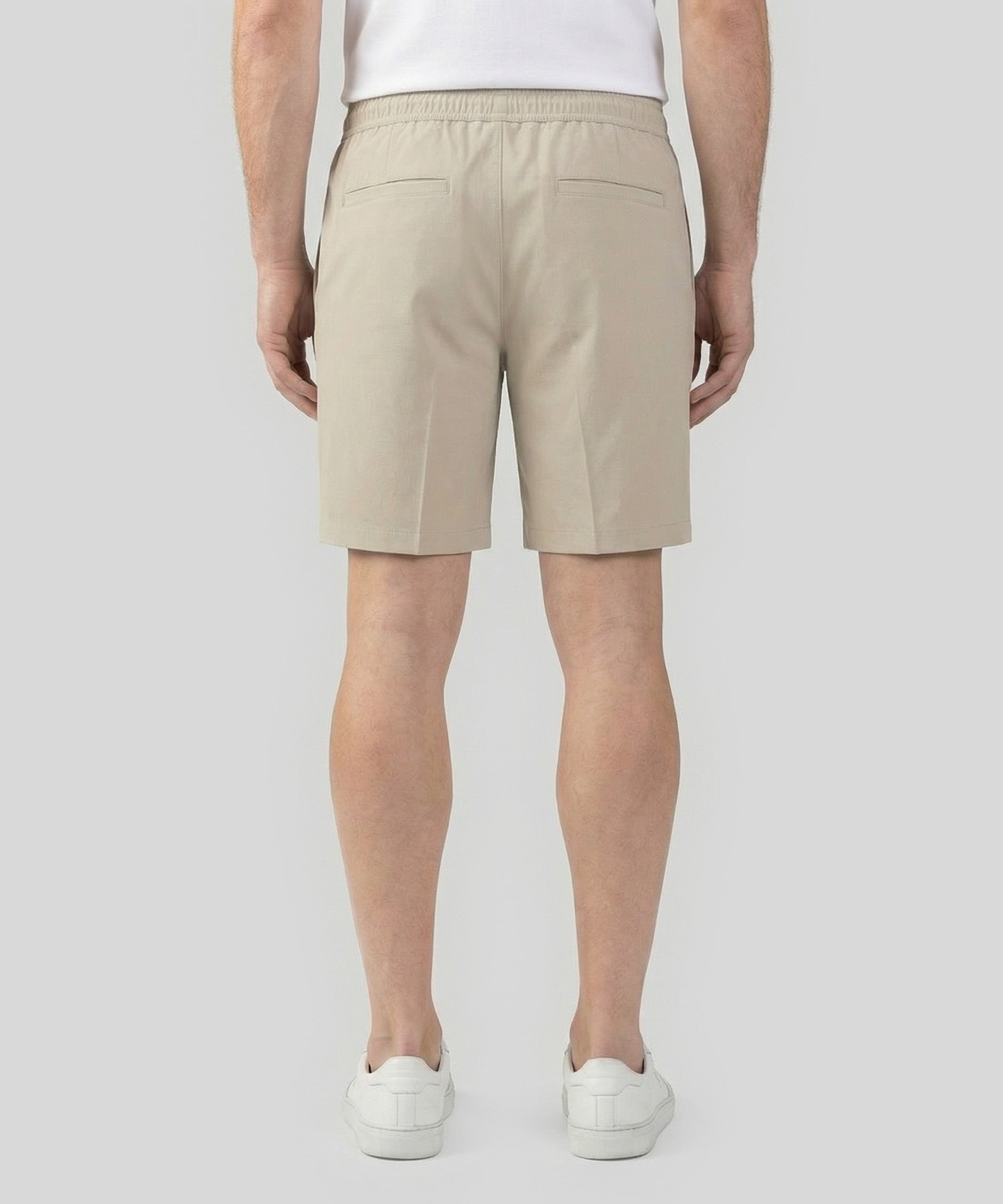 Light City Shorts: Beige