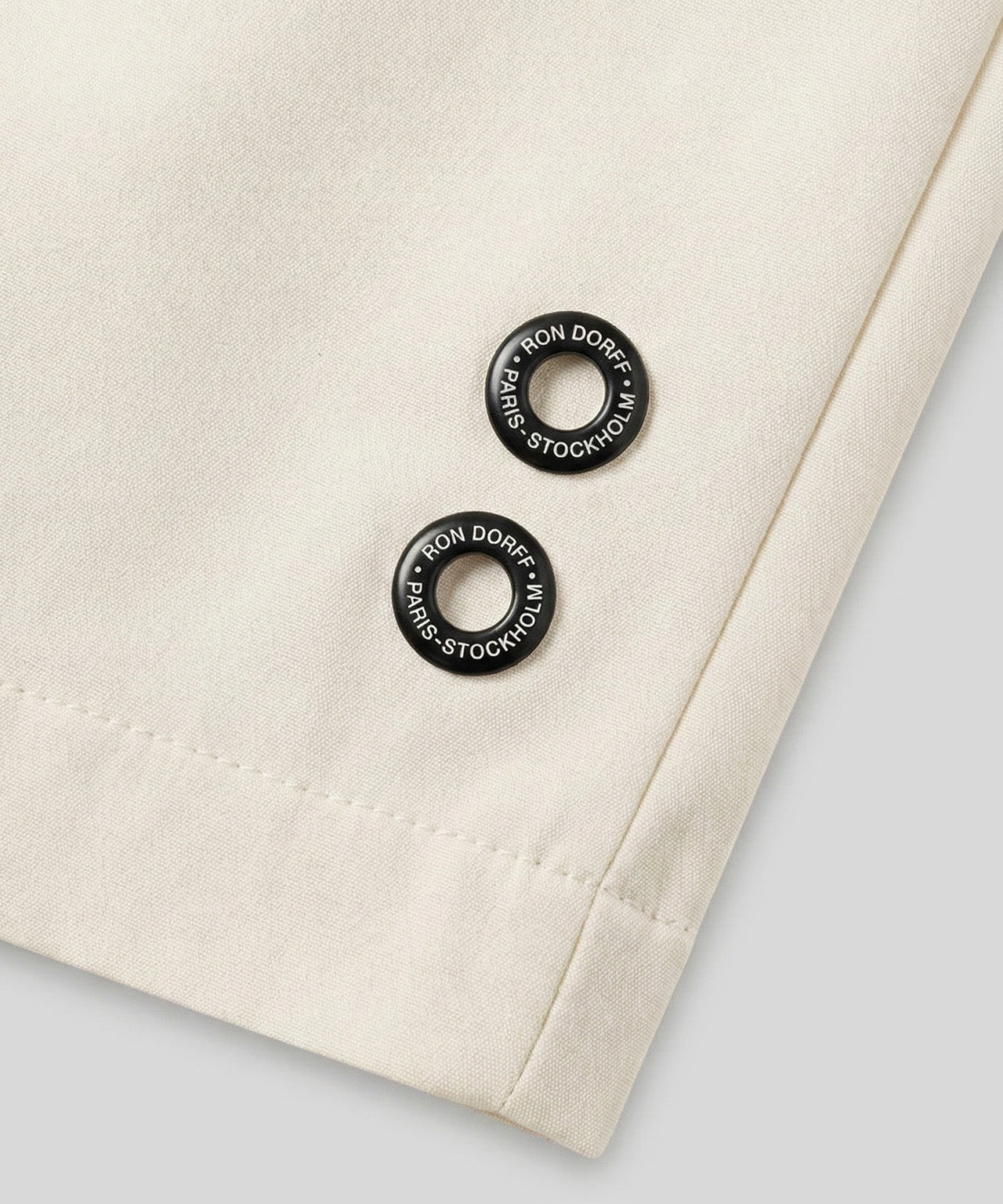 Cotton Linen Shorts: Off White