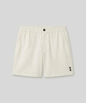 Cotton Linen Shorts: Off White