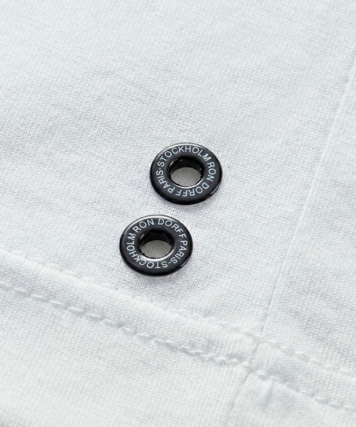 Light Cotton Sleeveless Sweatshirt: White
