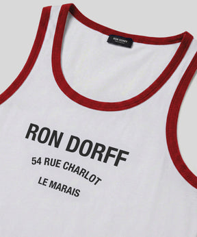 RD Sports Tank Top "SUNSET": Red