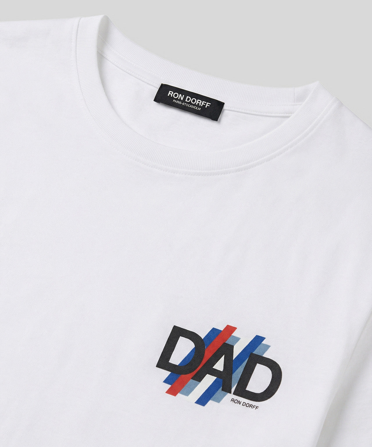 Organic Cotton T-Shirt "DAD": White