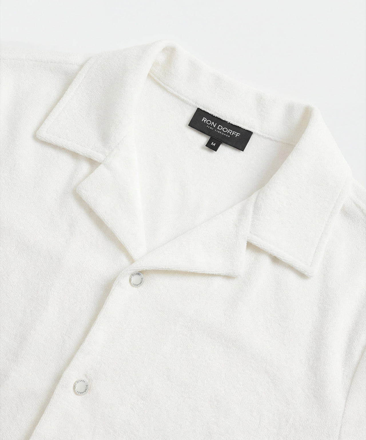 Cotton Terry Shirt: Off White