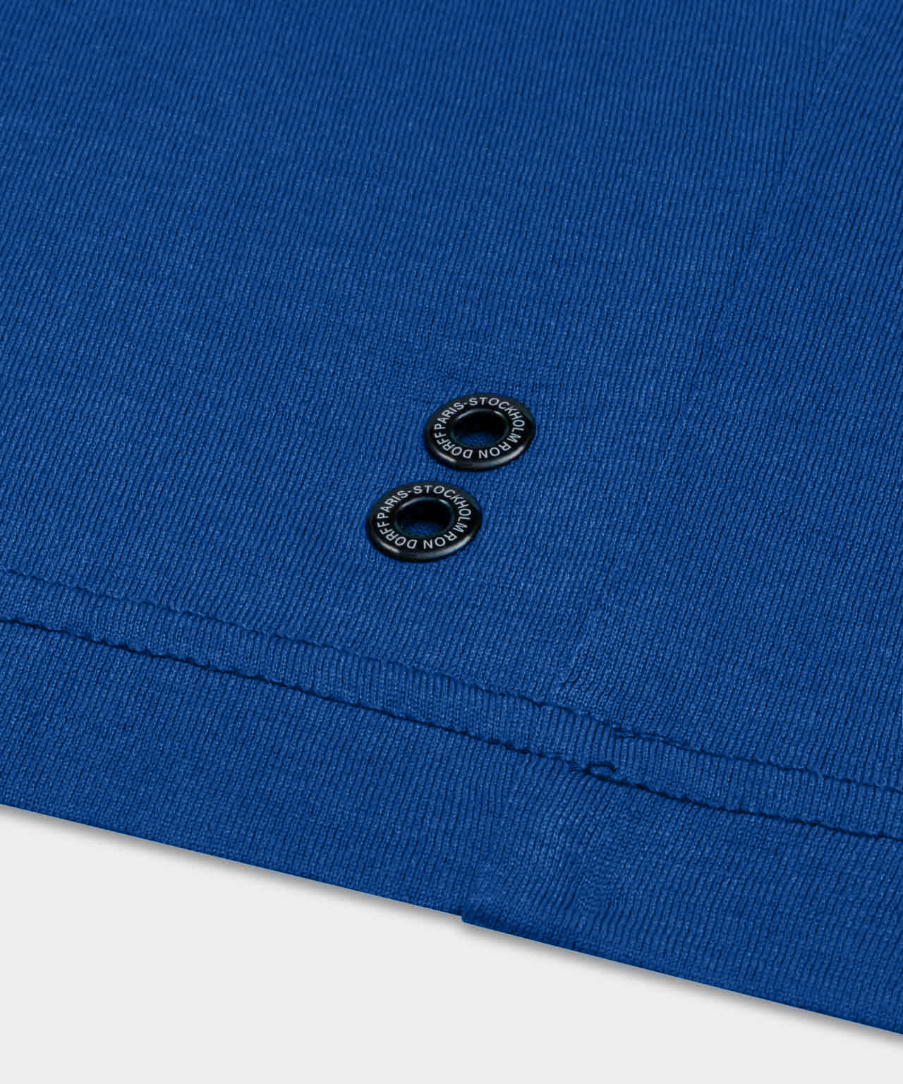 Crew Neck T-Shirt Eyelet Edition: Bleu