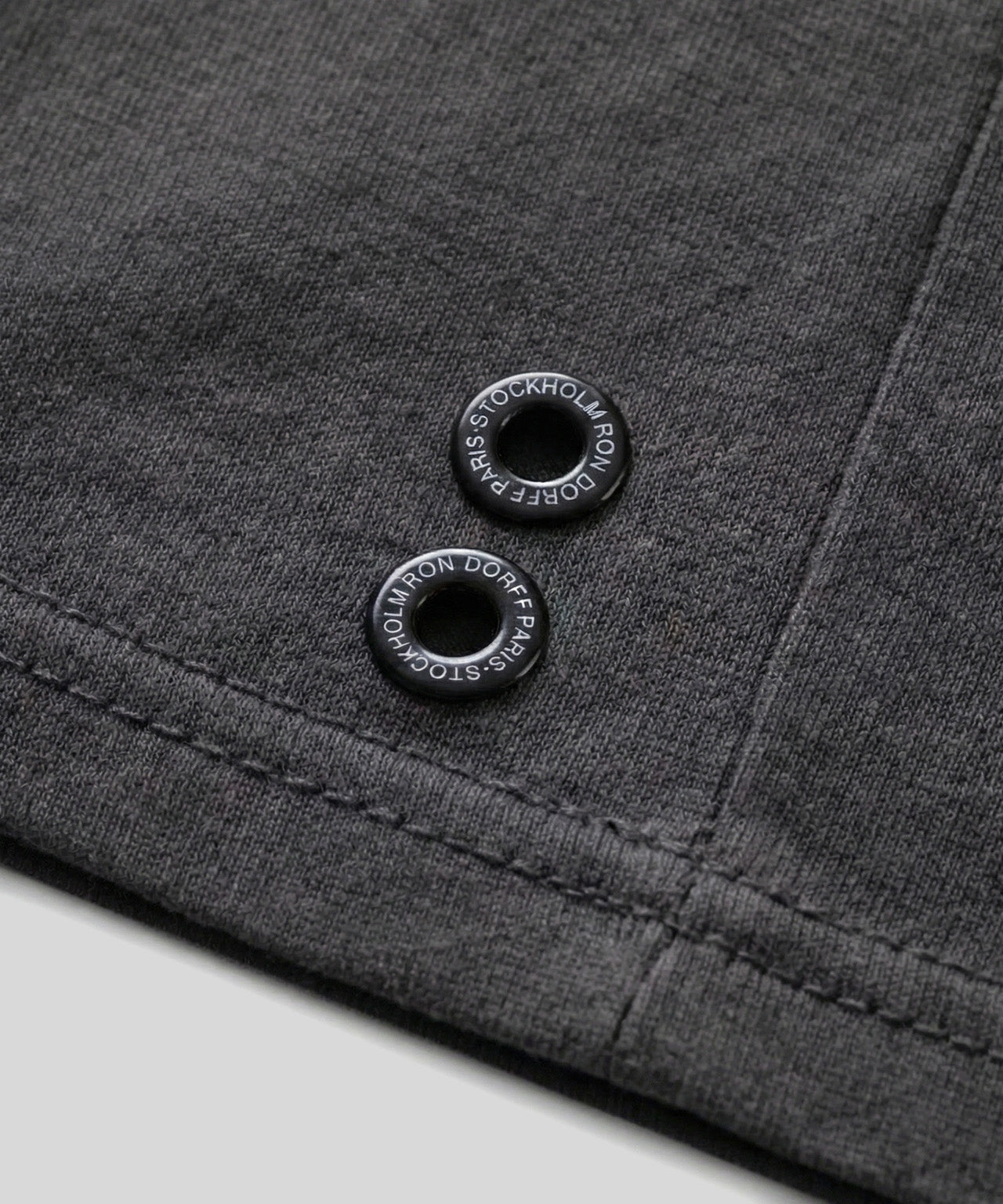 Crew Neck T-Shirt Eyelet Edition: Espresso