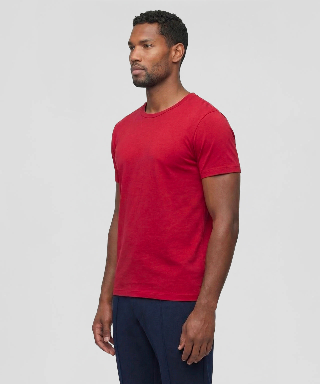 Crew Neck T-Shirt Eyelet Edition: Red