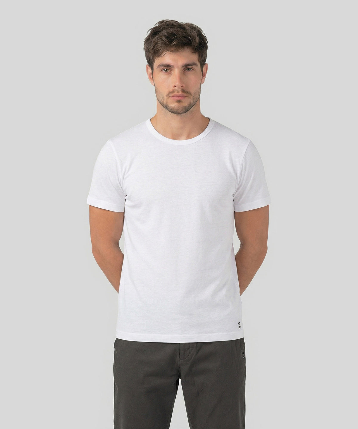 Linen T-Shirt Eyelet Edition: White