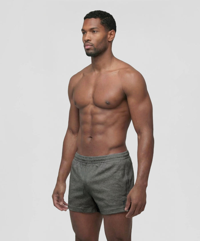 Mesh Home Shorts: Urban Khaki