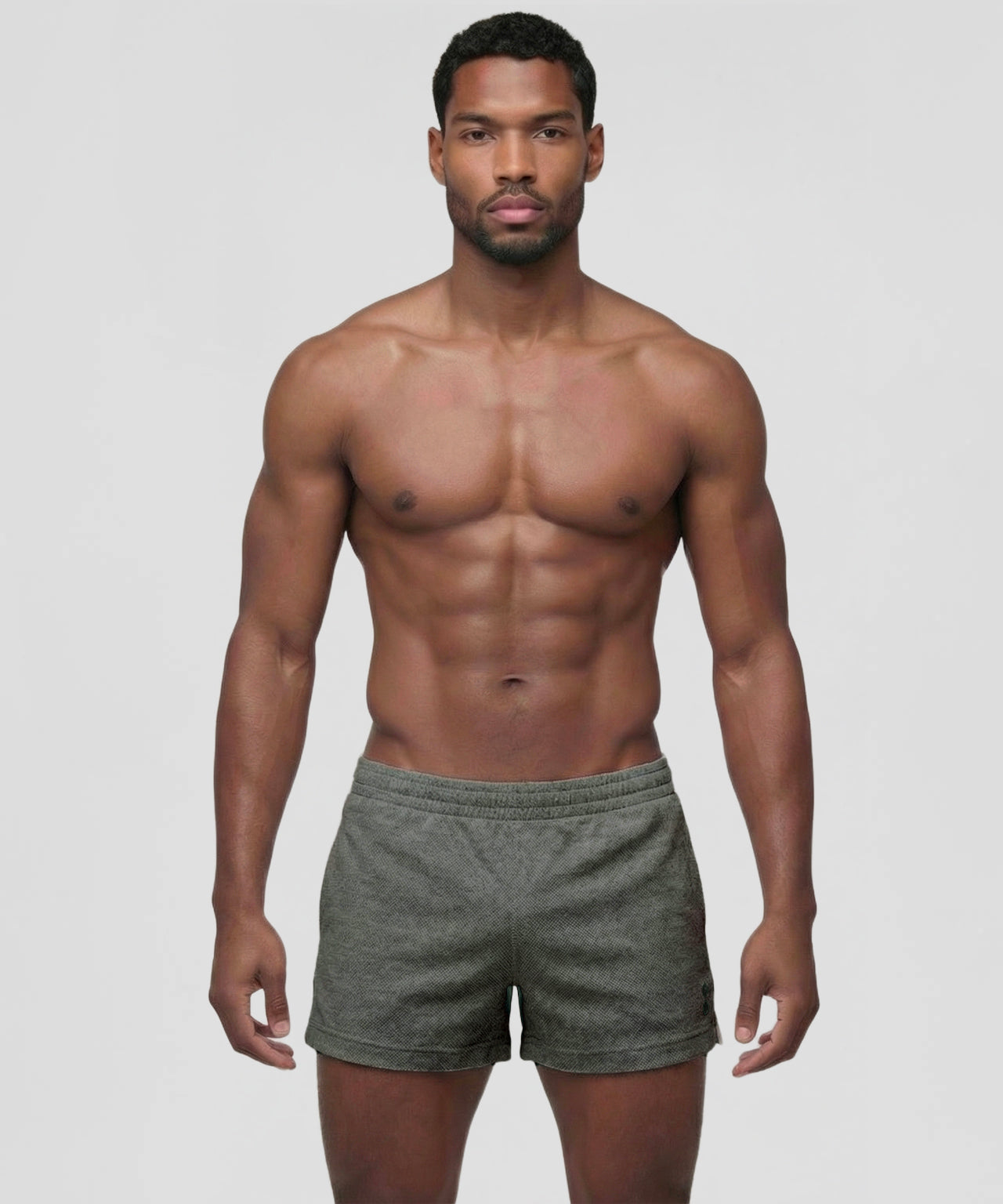 Mesh Home Shorts: Urban Khaki