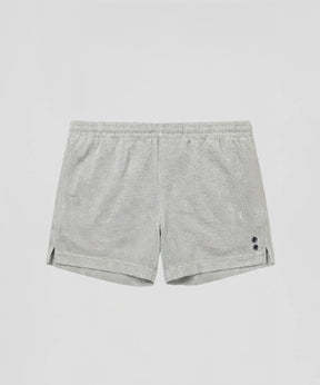 Mesh Home Shorts: Grey Melange