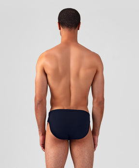 Slim Y-Front Briefs: Navy
