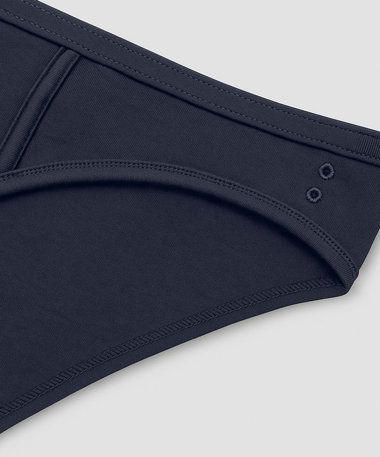 Slim Y-Front Briefs: Navy