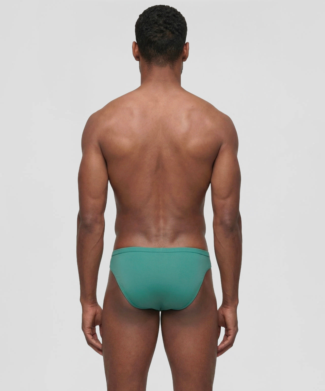 Slim Y-Front Briefs: Turquoise