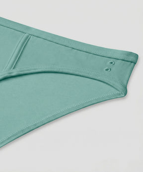 Slim Y-Front Briefs: Turquoise