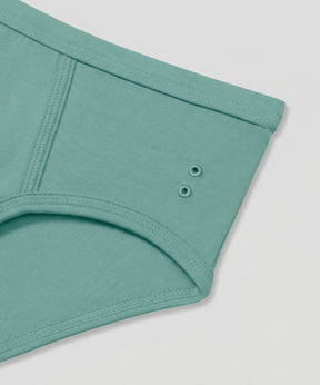 Y-Front Briefs: Turquoise
