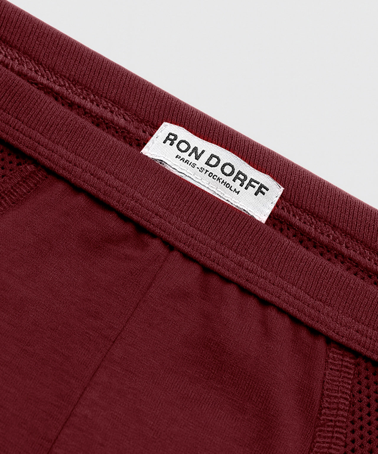 Mesh Y-Front Briefs: Red