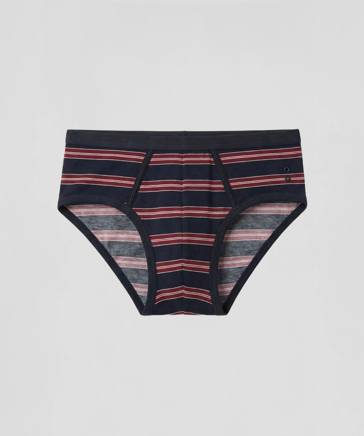 RON DORFF Y Front Briefs w. Stripes: Navy