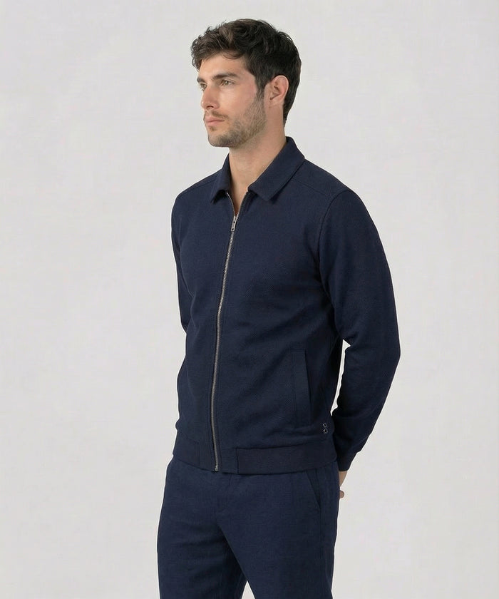 RD Tennis Jacket: Navy