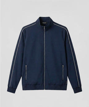 City Jacket w. Piping: Navy