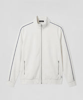 City Jacket w. Piping: Off White