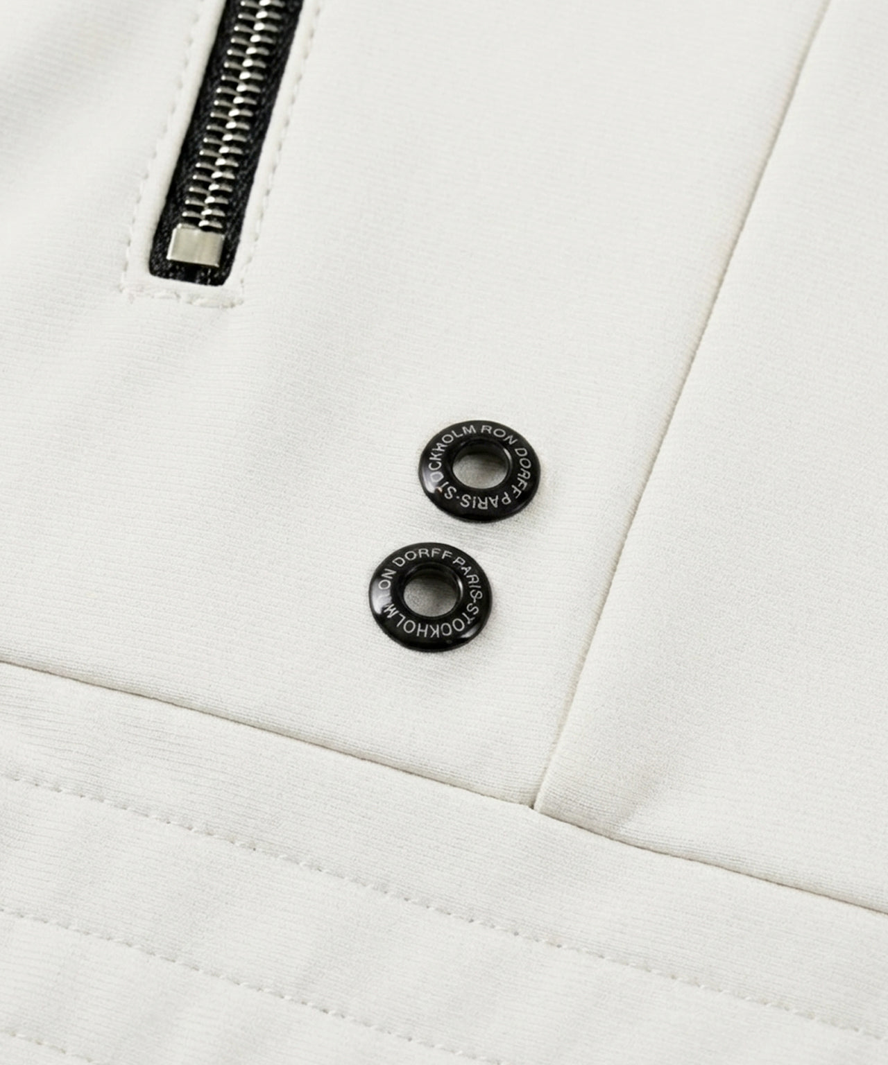 City Jacket w. Piping: Off White