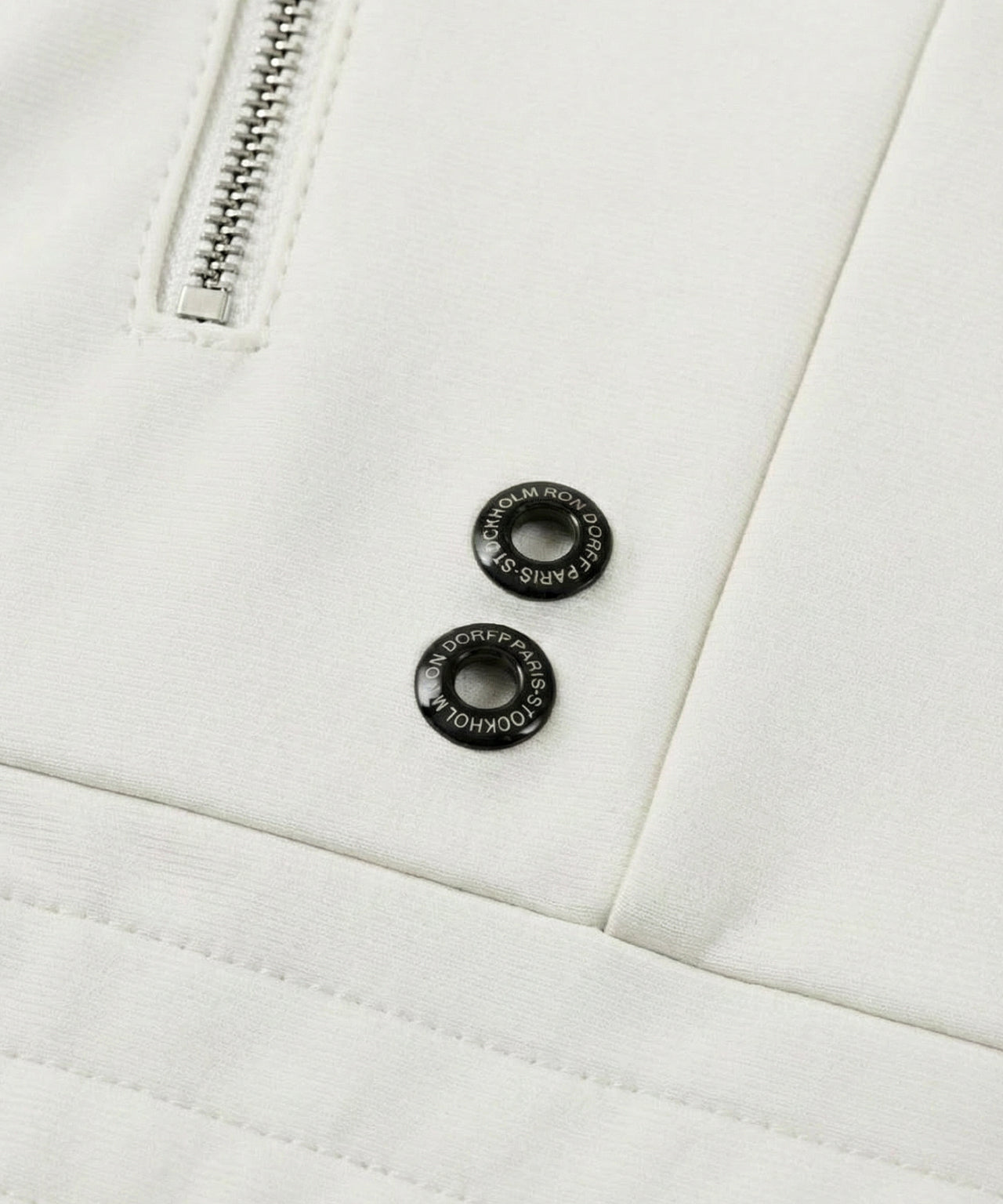 City Jacket w. Piping: Off White