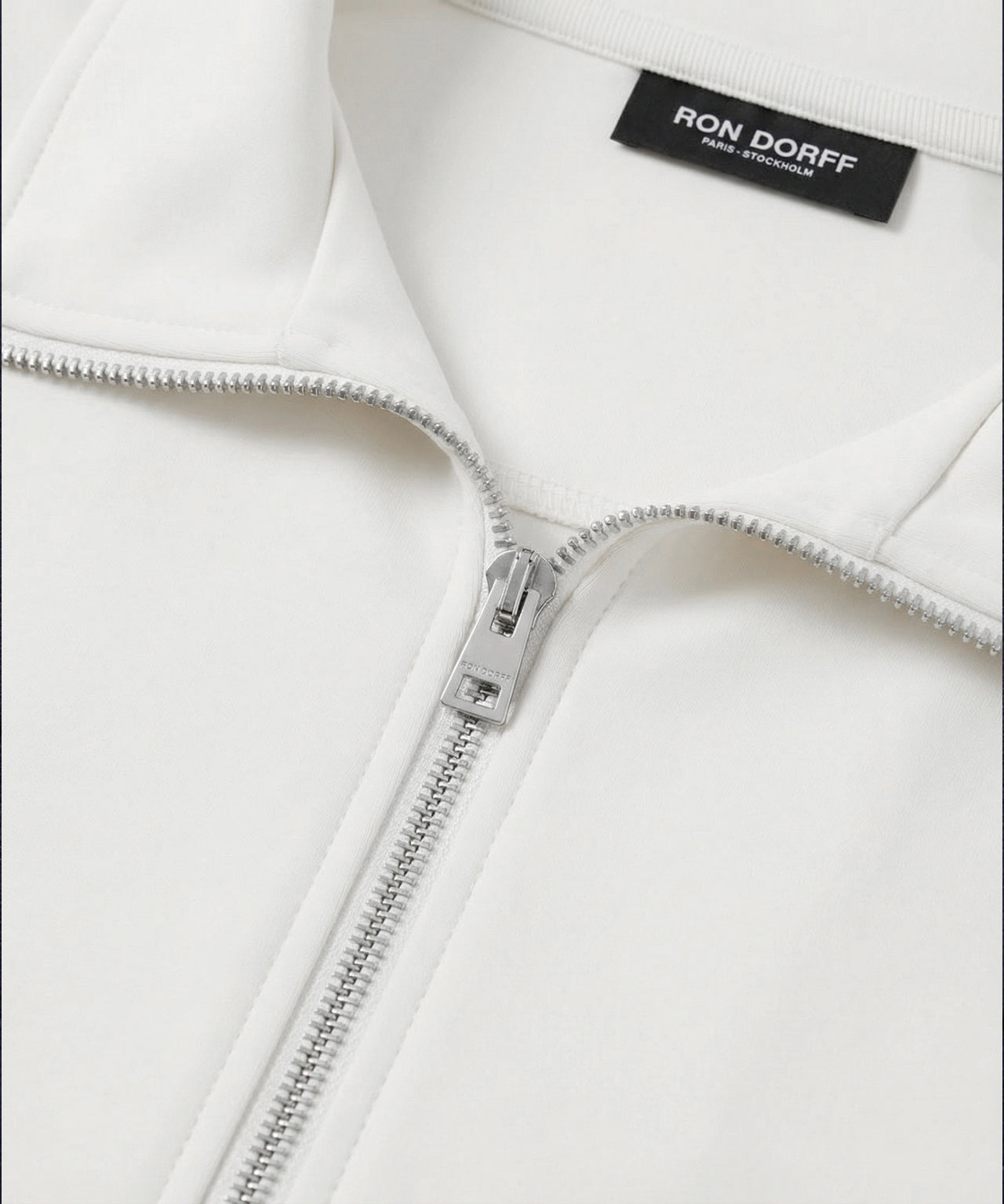 City Jacket w. Piping: Off White