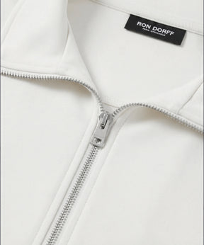 City Jacket w. Piping: Off White