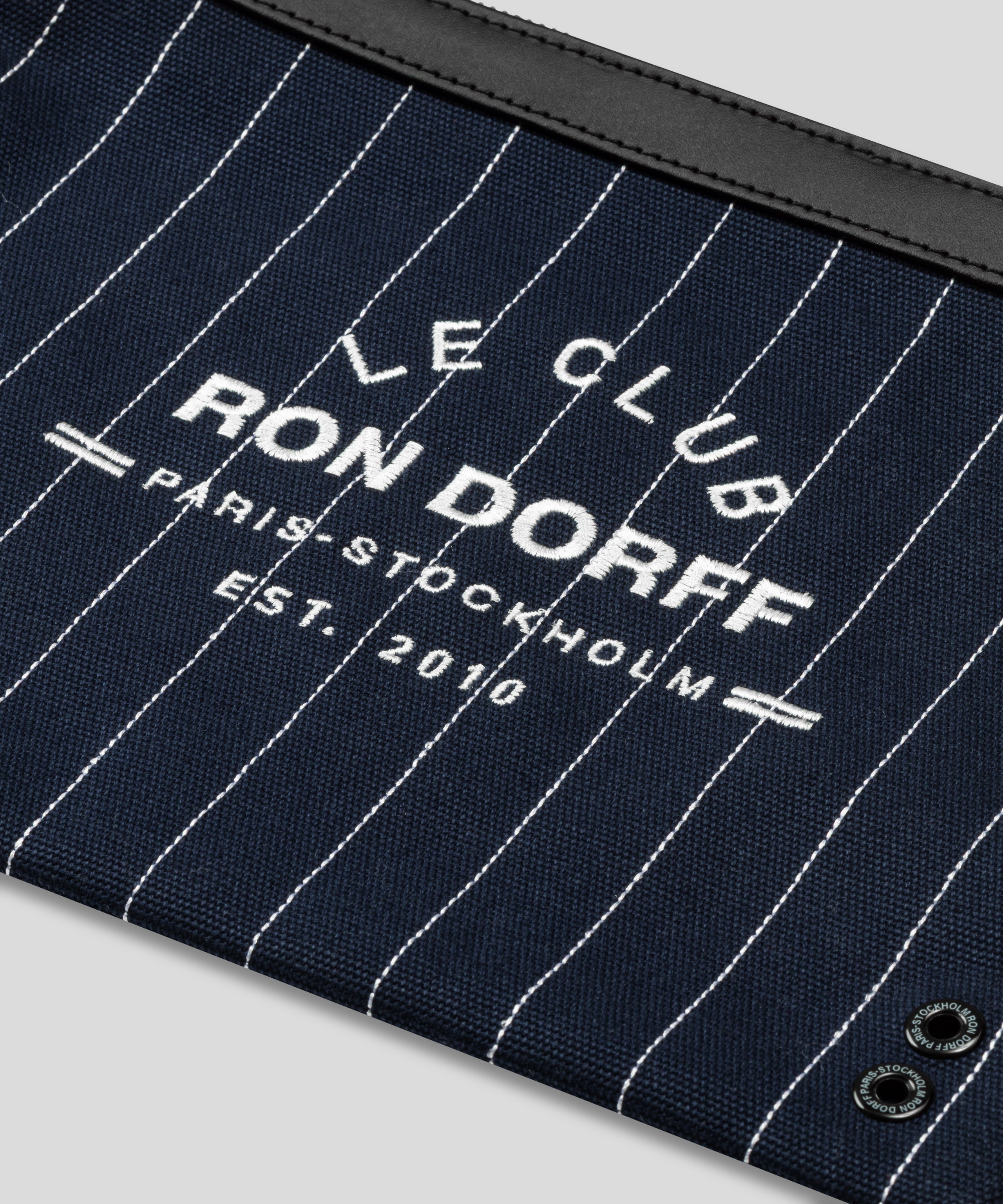 City Pocket w. Pin Stripes: Navy/White