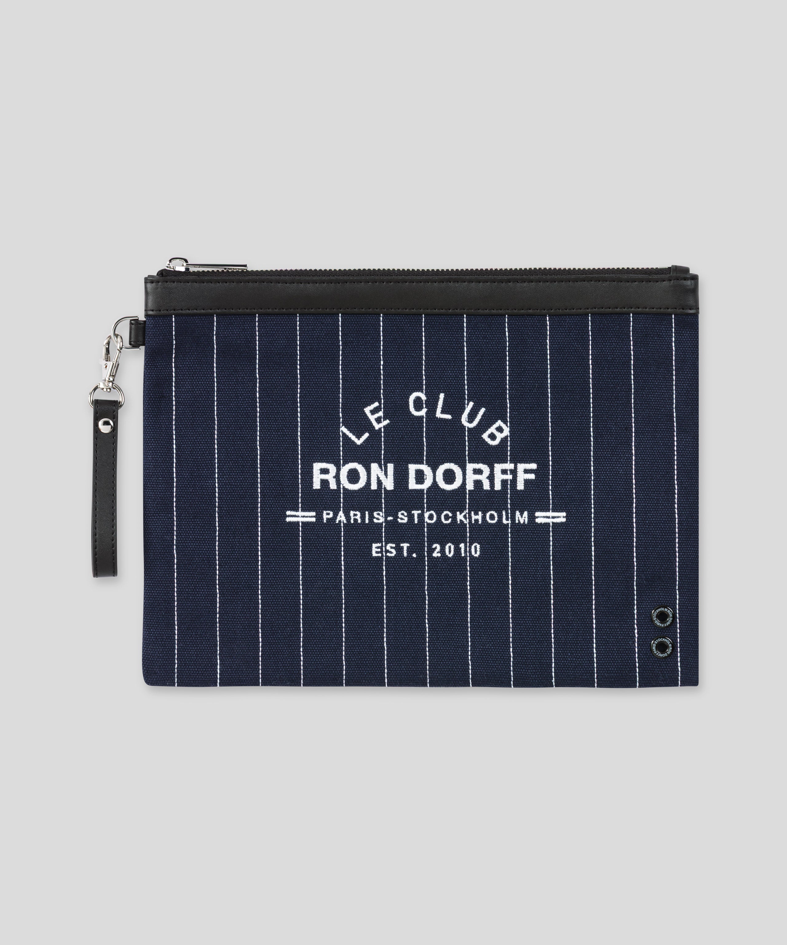 City Pocket w. Pin Stripes: Navy/White